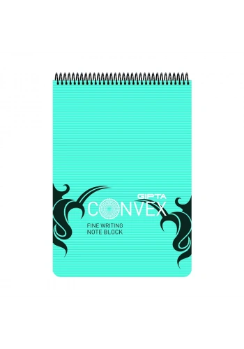 GIPTA CONVEX SPİRALLİ BLOKNOT A4 ÇİZGİLİ 100 YAPRAK (1393)