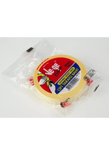 VeGe Çift Taraflı Bant (24 mm x 25 m)