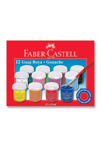 Faber Castell 12 Renk Guaj Boya