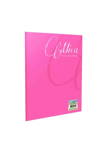 GIPTA MİCA PLASTİK KAPAK DEFTER A4 ÇİZGİLİ 80 YAPRAK (1707)