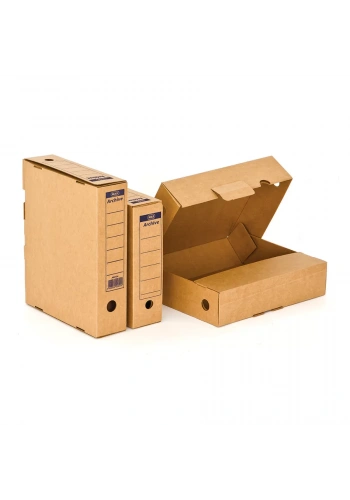 Mas 8204 Karton Arşiv Transfer Kutusu (7,5cm Sırt Genişliği)