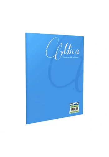 GIPTA MİCA PLASTİK KAPAK DEFTER A5 KARELİ 80 YAPRAK (2055)