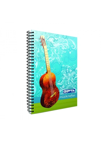 GIPTA SPİRALLİ MÜZİK DEFTERİ A4 40 YAPRAK (1479)