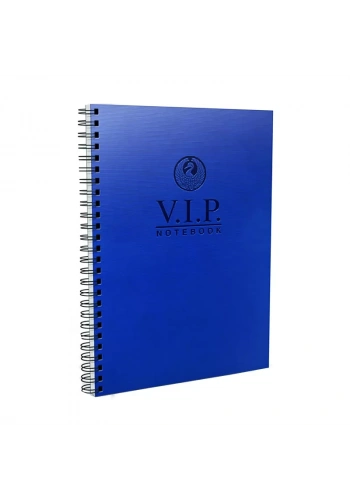 GIPTA VİP SPİRALLİ DERİ KAPAK DEFTER 17x24 KARELİ 140 YAPRAK (1083)