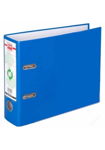 Manu 2037 Mavi Plastik Telgraf Klasörü
