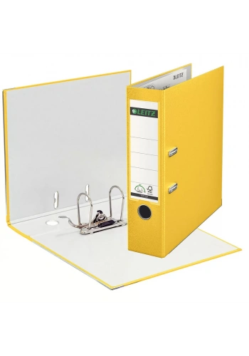 Leitz 1010 Sarı Geniş Plastik Klasör