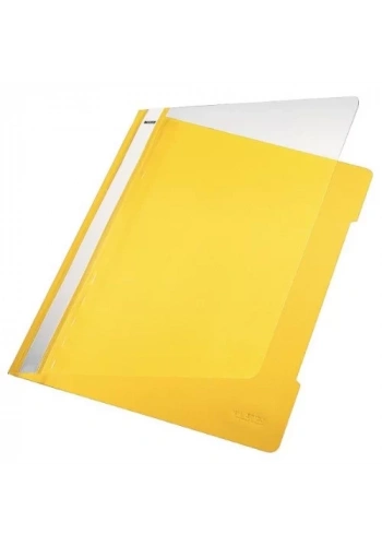 Leitz 4189 Sarı Plastik Telli Dosya (50 li Paket)