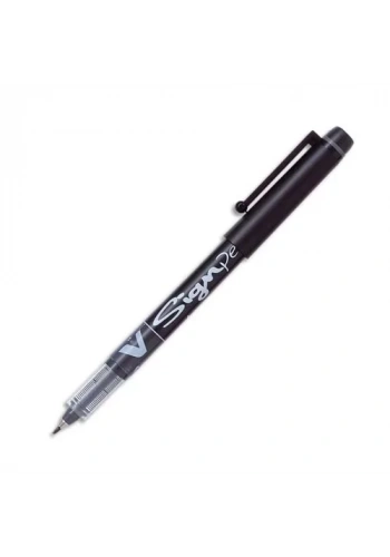 Pilot V-Signpen Siyah Fiber Uçlu Çizim ve İmza Kalemi