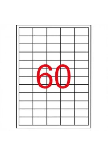 GoldMoon 2043 Laser A4 Sayfa Etiketi 40x24mm (100 lü Paket)