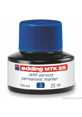 Edding MTK 25 Mavi Yedek Mürekkep (25 ml)