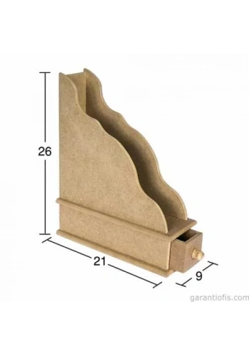 Hobi-Art KU 308 Boyanabilir Ahşap Dekoratif Kutu