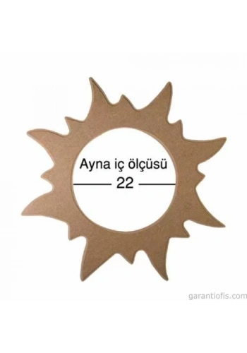 Hobi-Art AY 126 Boyanabilir Ahşap Ayna Çerçeve