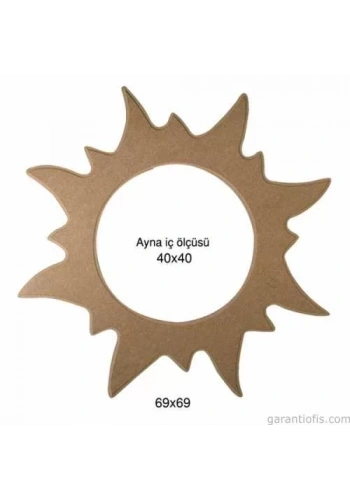 Hobi-Art AY 133 Boyanabilir Ahşap Ayna Çerçevesi