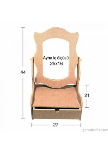 Hobi-Art AY 143 Boyanabilir Ahşap Ayna Çerçevesi