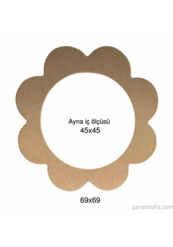 Hobi-Art AY 147 Boyanabilir Ahşap Ayna Çerçevesi