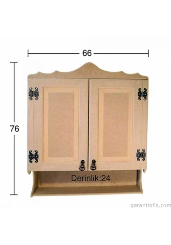 Hobi-Art D 40 Boyanabilir Ahşap Dolap Obje