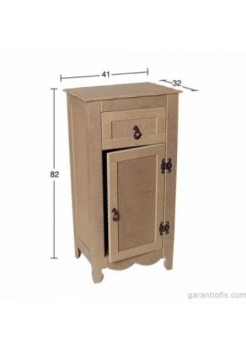 Hobi-Art D 46 Boyanabilir Ahşap Dolap Obje