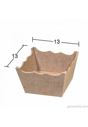 Hobi-Art E 320 Boyanabilir Ahşap Ekmek Sepeti