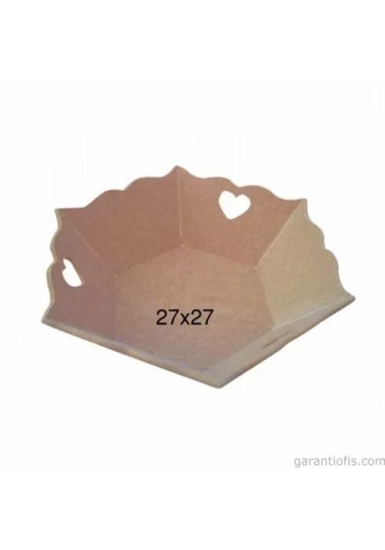 Hobi-Art E 331 Boyanabilir Ahşap Ekmek Sepeti