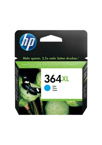 HP CB323EE 364XL MAVİ MÜREKKEP KARTUŞ 750 SAYFA YÜKSEK KAPASİTE (B8550 C5380 C6380 D5460 7510)
