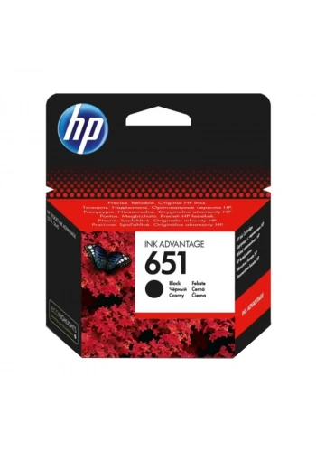 HP C2P10AE 651 SİYAH MÜREKKEP KARTUŞ 600 SAYFA (IA 5645 IA 5575)
