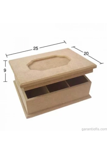 Hobi-Art KU 219 Boyanabilir Ahşap Kutu