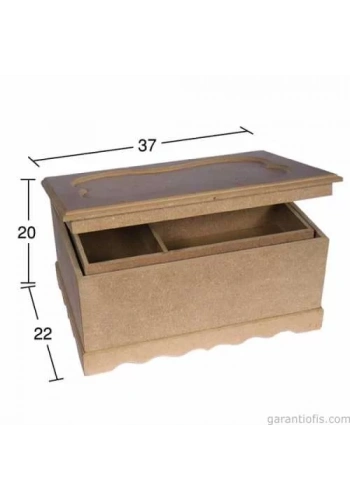 Hobi-Art KU 229 Boyanabilir Ahşap Kutu