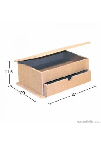 Hobi-Art KU 236 Boyanabilir Ahşap Kutu