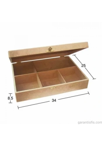 Hobi-Art KU 241 Boyanabilir Ahşap Mücevher Kutusu