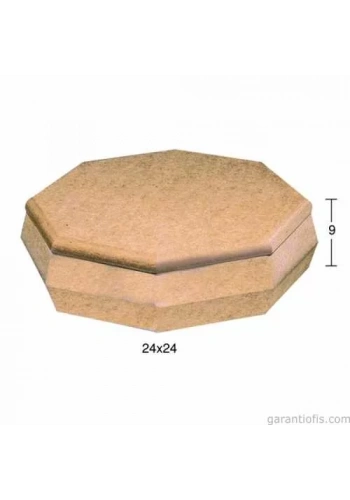 Hobi-Art KU 250 Boyanabilir Ahşap Sekizgen Kutu