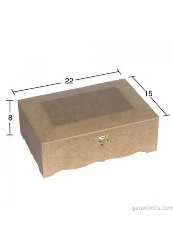 Hobi-Art KU 261 Boyanabilir Ahşap Kutu