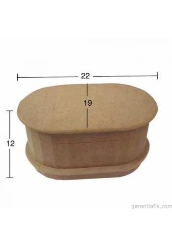 Hobi-Art KU 272 Boyanabilir Ahşap Kutu