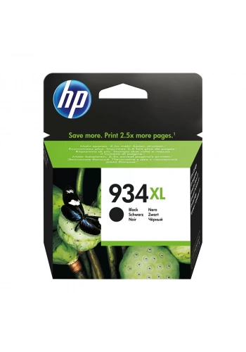 HP C2P23AE 934XL SİYAH MÜREKKEP KARTUŞ 1000 SAYFA YÜKSEK KAPASİTE (PRO 6830 PRO 6230)