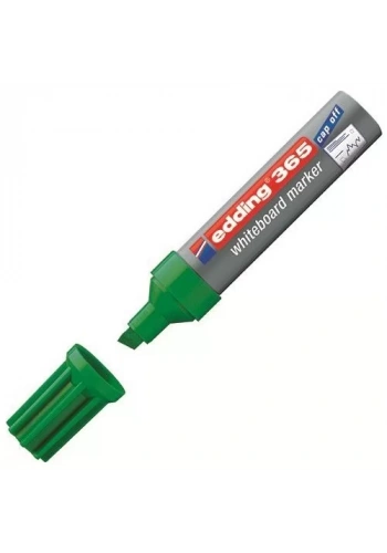 Edding 365 Beyaz Tahta Kalemi Yeşil Kesik Uçlu Doldurulabilir