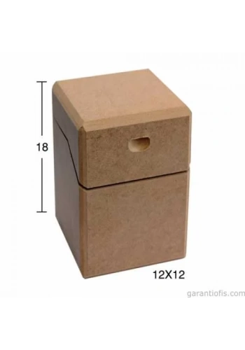 Hobi-Art KU 329 Boyanabilir Dekoratif Ahşap Kutu