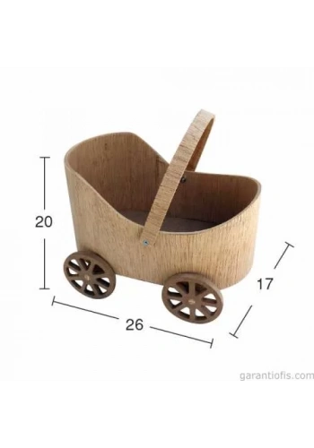 Hobi-Art KU 365 Boyanabilir Ahşap Obje