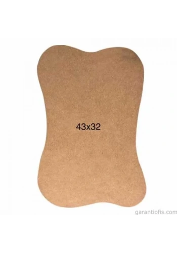 Hobi-Art PA 234 Boyanabilir Dekoratif Ahşap Pano