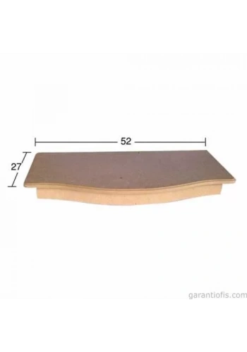 Hobi-Art RA 511 Boyanabilir Dekoratif Ahşap Raf (Duvar Tipi)