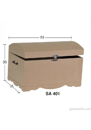 Hobi-Art SA 401 Boyanabilir Ahşap Sandık