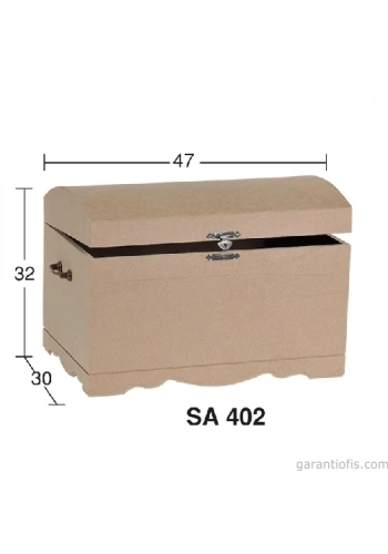 Hobi-Art SA 402 Boyanabilir Ahşap Sandık