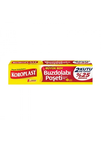 KOROPLAST BÜYÜK BOY BUZDOLABI POŞETİ 30x45