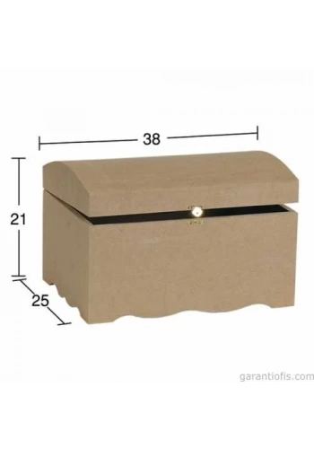 Hobi-Art SA 411 Boyanabilir Ahşap Sandık