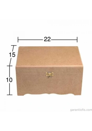 Hobi-Art SA 416 Boyanabilir Ahşap Sandık