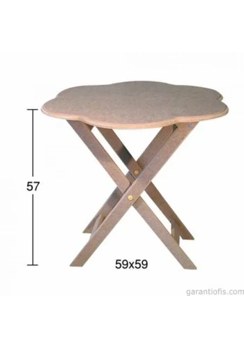 Hobi-Art SP 540 Ham Ahşap Dekoratif Sehpa