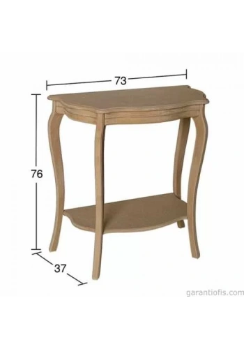 Hobi-Art SP 550 Ham Ahşap Dekoratif Sehpa