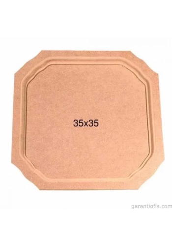 Hobi-Art T 692 Ahşap Kare Tepsi Obje