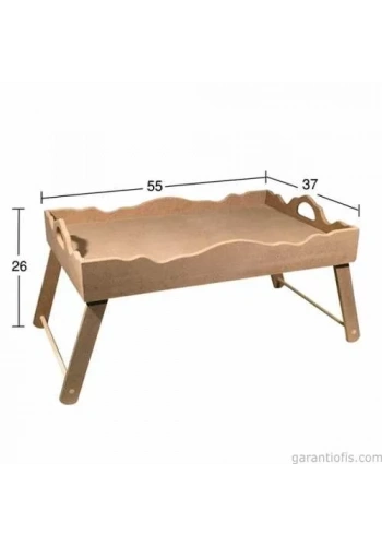 Hobi-Art T 729 Ahşap Ayaklı Tepsi