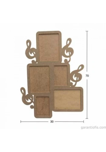 Hobi-Art ÇER 92 Nota Tasarımlı Ahşap Resim Çerçevesi