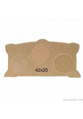 Hobi-Art ÇER 135 Dekoratif 3 lü Ahşap Resim Çerçevesi