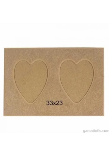 Hobi-Art ÇER 136 Dekoratif 2 Kalpli Tasarım Ahşap Resim Çerçevesi